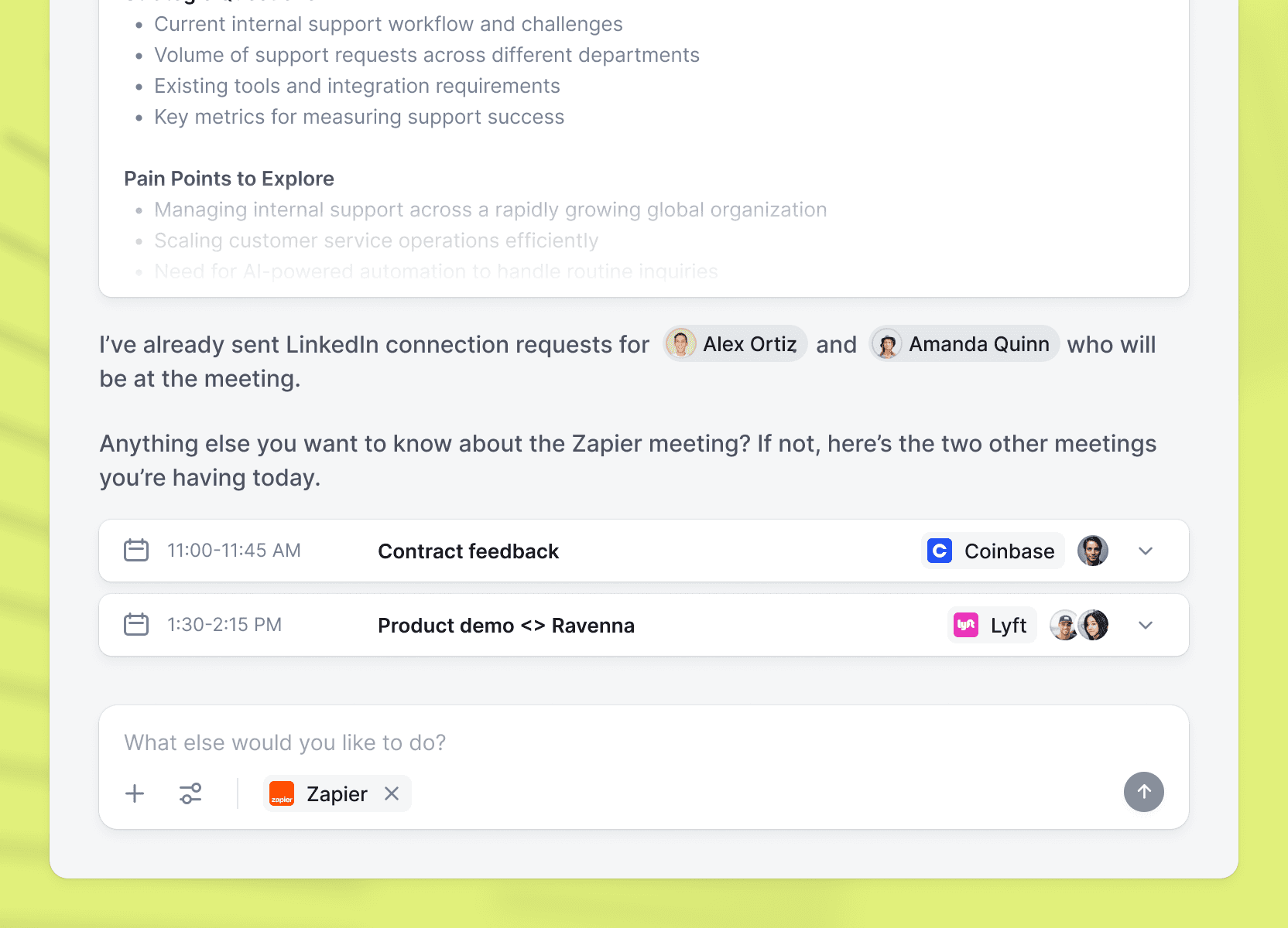 Unified interaction history