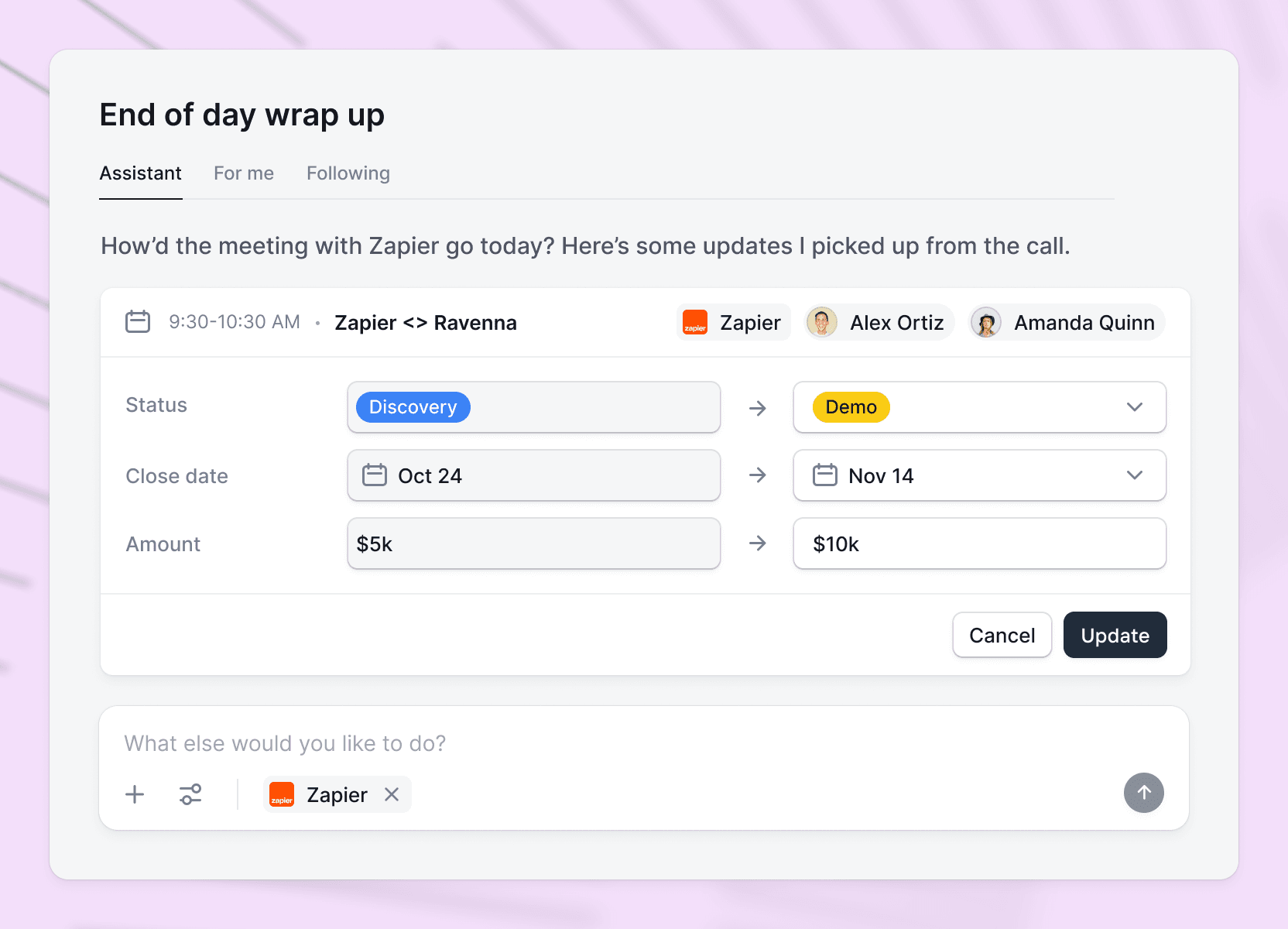 Deals created from conversations